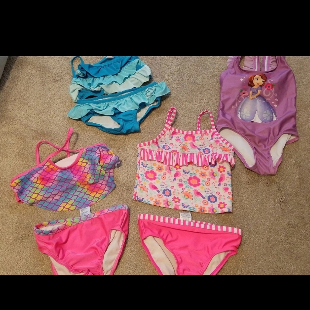 Size 4t bathing suit lot